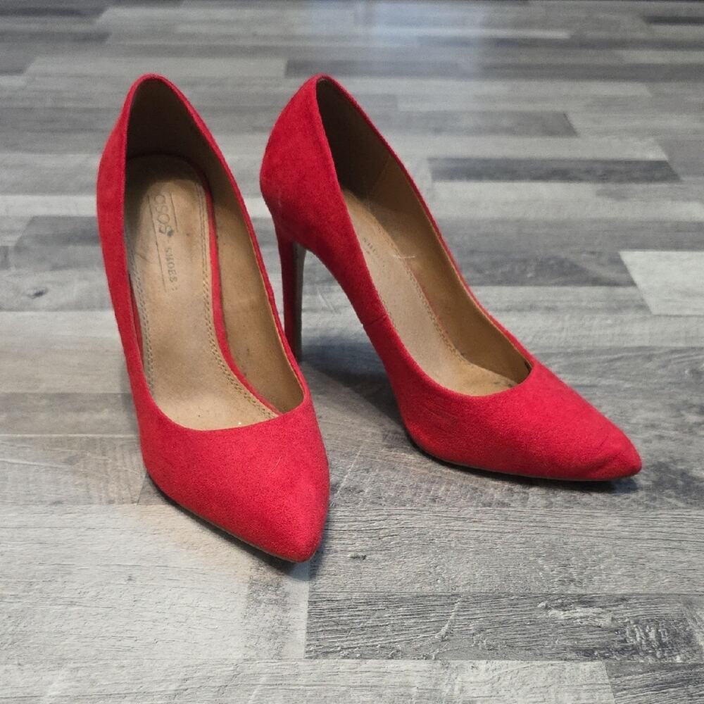 ASOS • Elegant Red Women's Stiletto Heels, Size 8